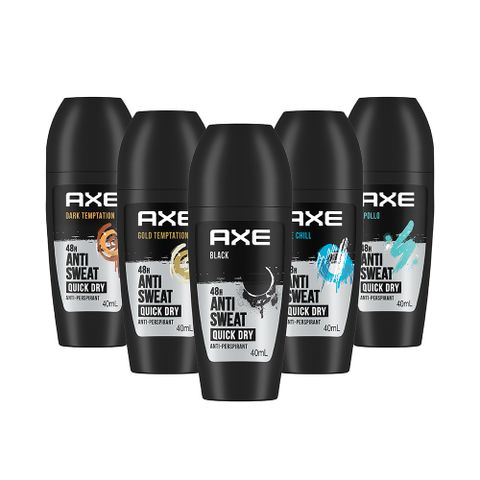 AXE 戰斧 滾珠式止汗體香劑40ml 3入 (多款任選)