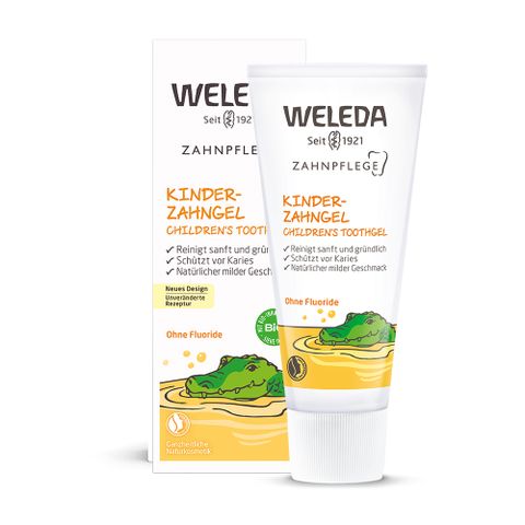 ★原廠公司貨★【WELEDA薇蕾德】天然金盞花兒童潔牙膠 50 ml