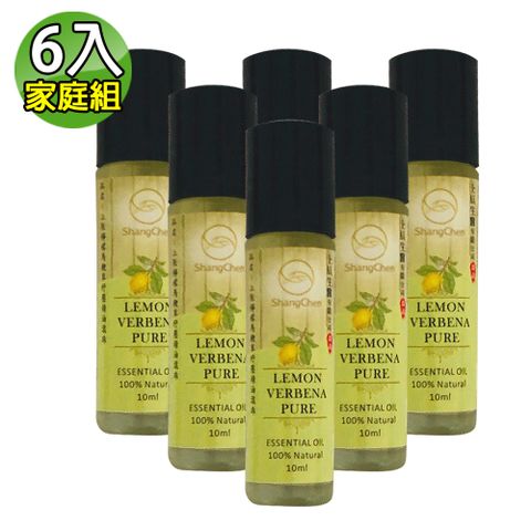 金牌 檸檬馬鞭草精油滾珠瓶 10ml 家庭6入組