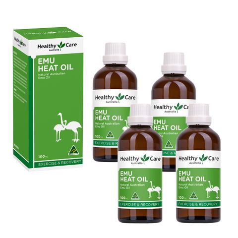 healthy care 鴯苗鳥熱油(4入組 100ml/瓶)