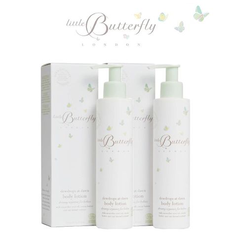 【倫敦小蝴蝶】買一送一 晨露嬰兒身體乳液(200ml/瓶)
