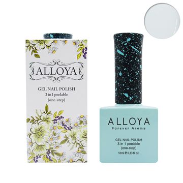 ALLOYA 愛若雅 【英國】粉藍的童話故事 V016 一步光療指甲油膠 30秒快乾 輕鬆卸甲 可直接摳除