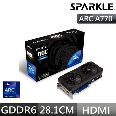 SPARKLE 撼與 Arc A770 ROC 16G GDDR6 顯示卡