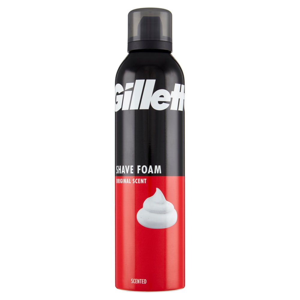 Gillette 吉列 英國刮鬍泡【紅罐原味】300ml