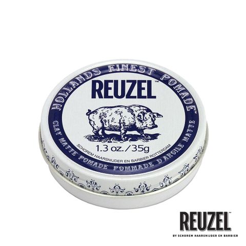 REUZEL Clay Matte Pomade 白豬強力黏土級水性髮泥 35g