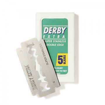 Derby 雙面安全刮鬍刀片(5盒共25片)