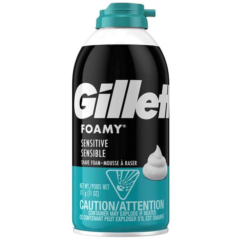 美國Gillette刮鬍泡【敏感肌膚】311g