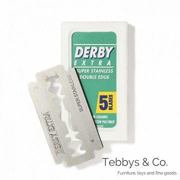 耐久且性價比高土耳其 DERBY 雙面安全刮鬍刀片(1盒5片)