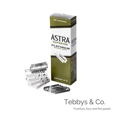 大包裝補貨俄羅斯Astra Superior Platinum極致白金版雙面安全刮鬍刀片20盒