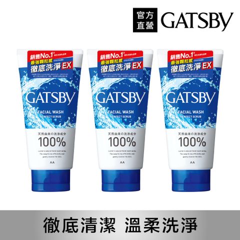 (3入)GATSBY 黑頭潔淨洗面乳130g