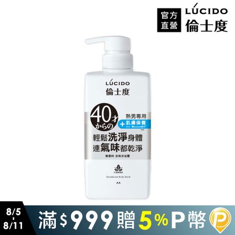 LÚCIDO倫士度去味沐浴露450ml