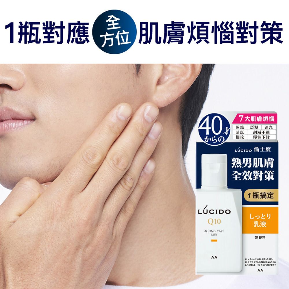 倫士度 日本LUCIDO 男性全方位保養乳液100ml(2入組)