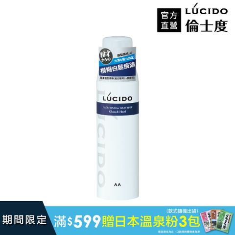 倫士度 日本LUCIDO 亮澤造型慕斯(遮白髮用)185g