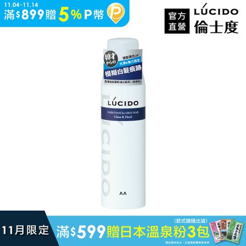 倫士度 日本LUCIDO 亮澤造型慕斯(遮白髮用)185g