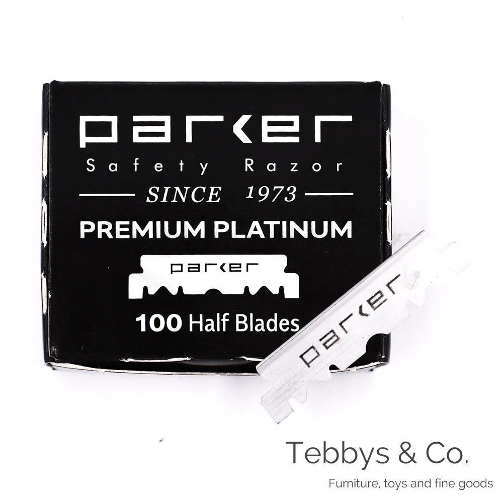  美國Parker Premium Platinum不鏽鋼單刃剃刀刀片 (100片裝)