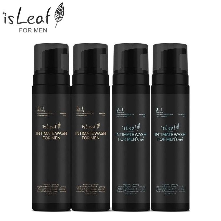 isLeaf 【超值優惠】韓國 男性私密激淨慕絲200ml (湛藍海洋x2+魅惑麋香x2)