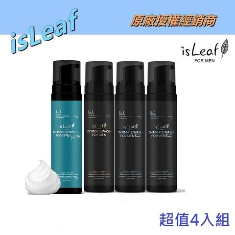 isLeaf ( 任選超值4入組 ) 韓國  男性私密激淨慕絲 200ml