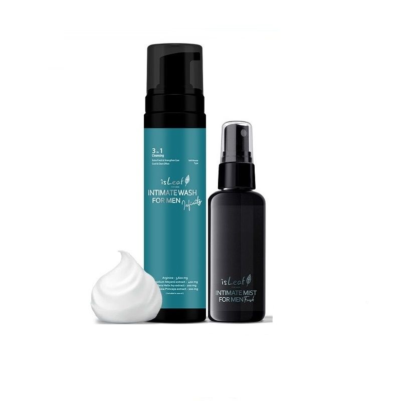 isLeaf ( 組合 ) 韓國  男性私密激淨慕絲200ml+私密醒肌噴霧60ml