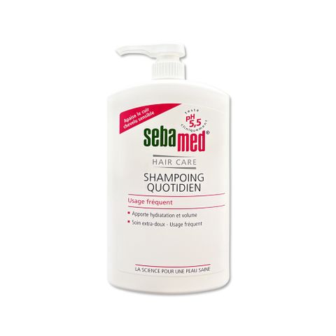 德國Sebamed-pH5.5潤澤護髮溫和大容量洗髮精1000ml/按壓瓶(男女中乾性髮質適用)
