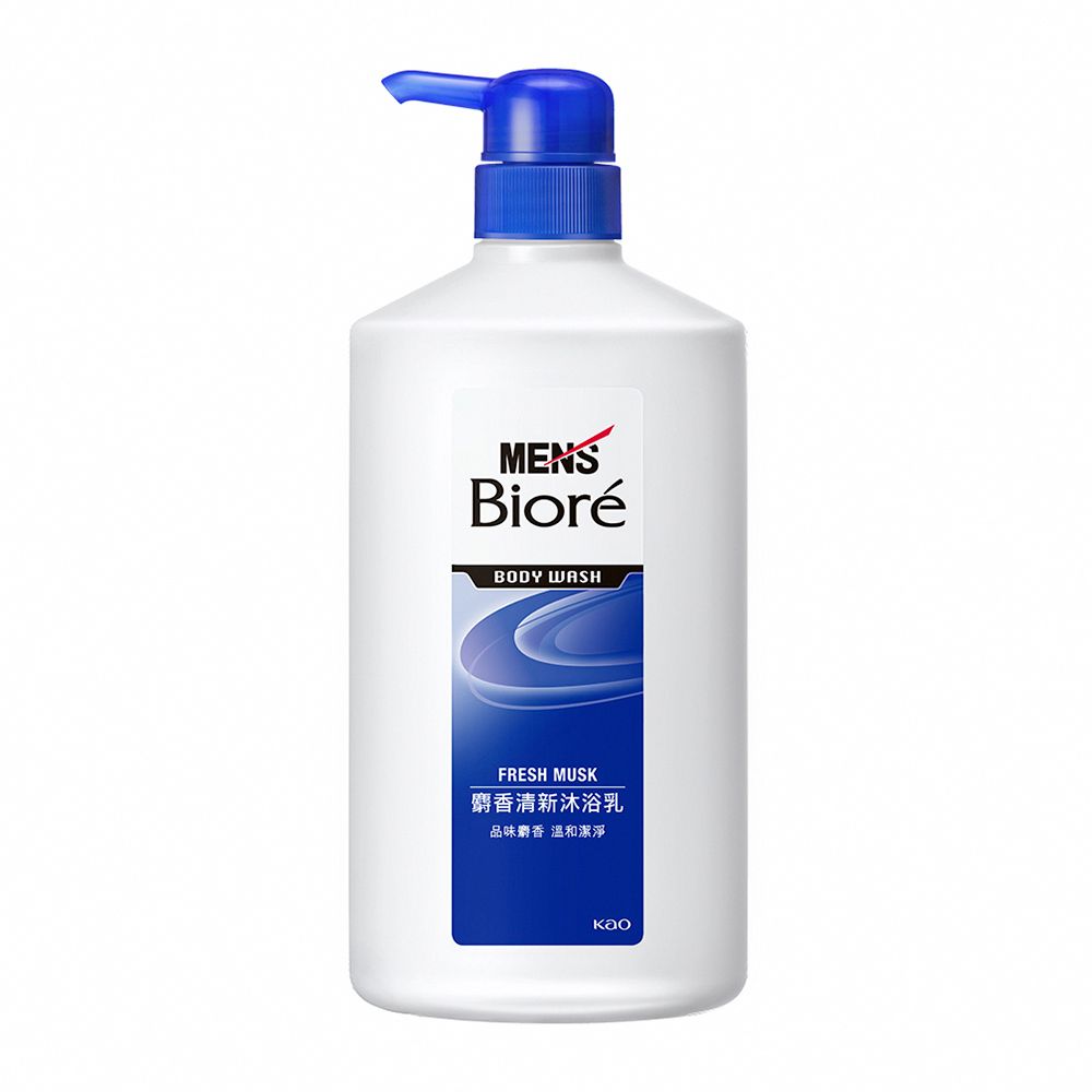 Biore 蜜妮 MEN'S 男性專用沐浴乳 750ml (麝香清新/茶樹清爽抗菌)
