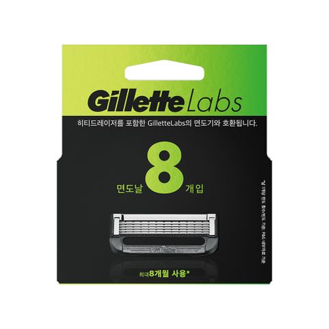 Gillette 吉列 Labs 極光系列刮鬍刀頭 8刀入