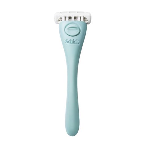 【Schick 舒適牌】FIRST TOKYO 第一把刮鬍刀 1刀把2刀頭(薄荷綠)