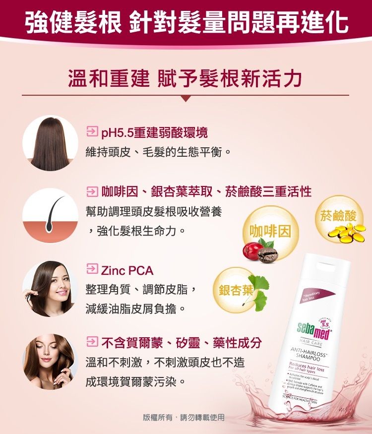 Sebamed 施巴 安絲洗髮乳 400ml  2入組