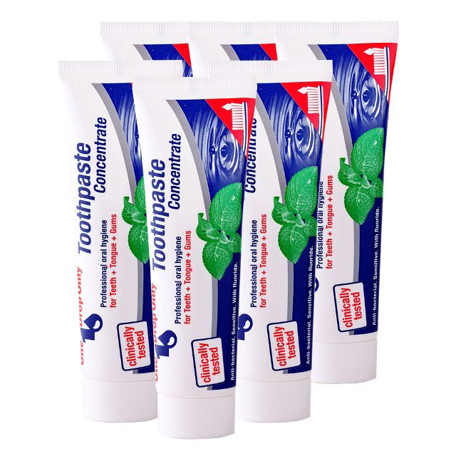 ToothpasteProfessional  for Teeth  Tongue  GumsclinicallytestedToothpasteConcentrateProfessional oral hygienefor Teeth  Tongue  GumsclinicallytestedAntibacterial Sensitive With Professional oral hygienefor Teeth  Tongue  GumsclinicallytestedConcentrateAnti-bacterial Sensitive With Professional oral hygienefor Teeth  Tongue  GumsclinicallytestedAnti-bacterial Sensitive. With fluoride.
