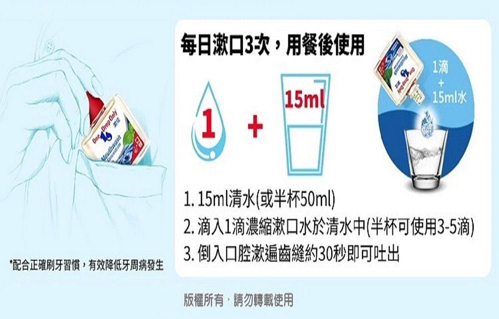 德國漱佳 濃縮漱口水25ml 6入組