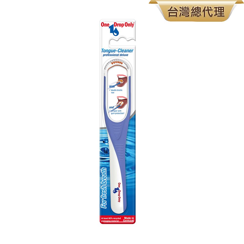 德國漱佳 2合1潔舌棒(專業型)  (顏色隨機)