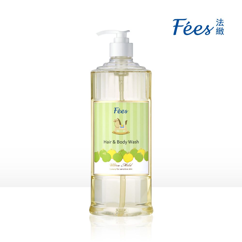 Fees 法緻 Fees 嬰兒柔護洗髮沐浴精-香蘋600ml