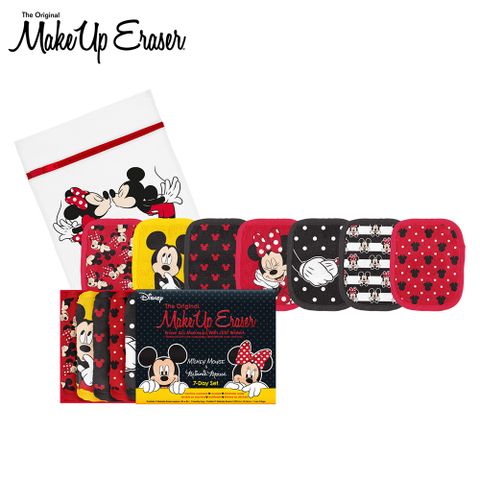 MakeUp Eraser 原創魔法卸妝巾-迪士尼米奇米妮七件組 Mickey Mouse & Minnie Mouse 7-Day Set