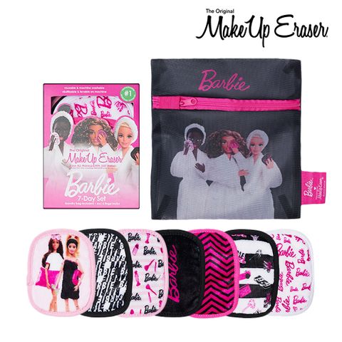 【MakeUp Eraser】原創魔法卸妝巾-夢幻芭比七件組 Barbie 7-Day Set