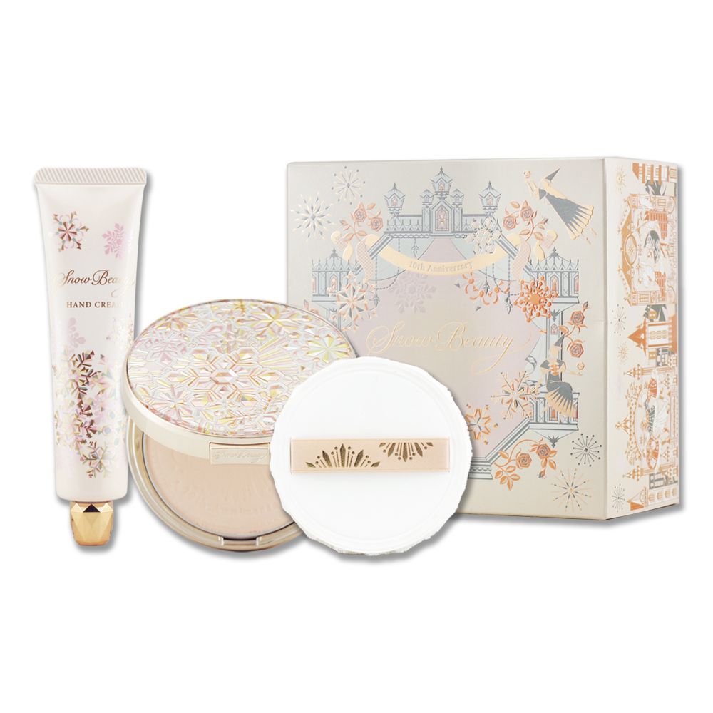 SHISEIDO 資生堂 雪花香氛魔法盒 25g + 雪花香氛護手霜 40g