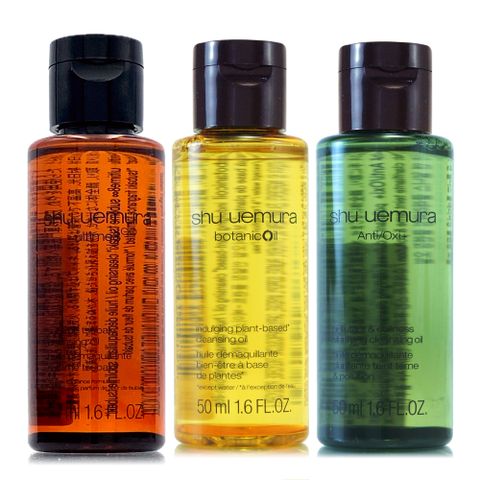 Shu Uemura 植村秀 經典潔顏油50ml*3 - 抹茶/覆盆子/櫻花/柚子/山茶花 (正統公司貨)