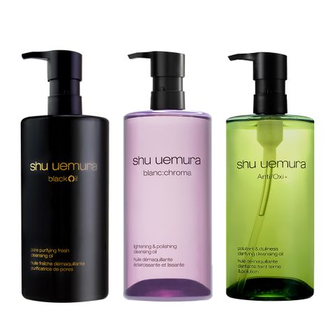 Shu Uemura 植村秀 潔顏油 450ml 多款任選 (黑米/ 抹茶/覆盆子) 專櫃公司貨_卸妝油