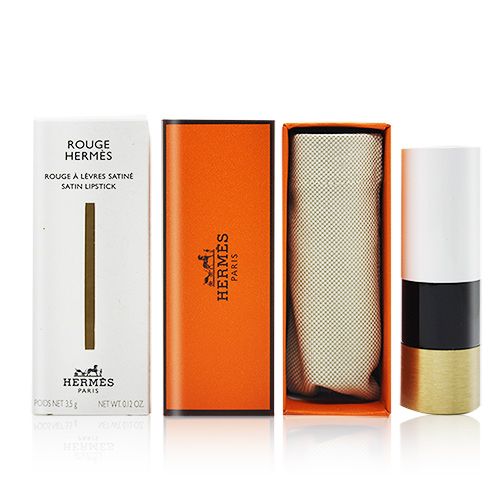 HERMES 愛馬仕Rouge Hermès 緞光唇膏#21 Rose Epice(3.5g)-國際航空版