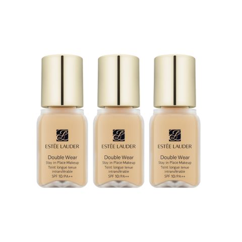 【Estee Lauder雅詩蘭黛】粉持久完美持妝粉底 7ml #17(1W1 BONE) 三入組
