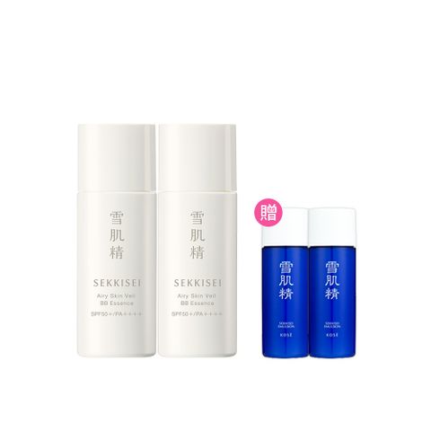 KOSE 雪肌精 漾活舒敏空氣薄紗BB精華 30mlx2入組