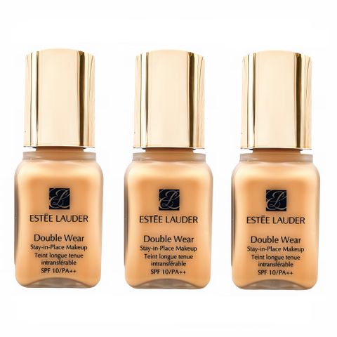 ESTEE LAUDER 雅詩蘭黛 粉持久完美持妝粉底液7ML*3 (色號任選) 百貨專櫃貨