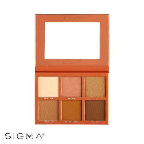 Sigma 6色專業打亮修容盤 27.48g Sculpt Highlight+Contour Palette