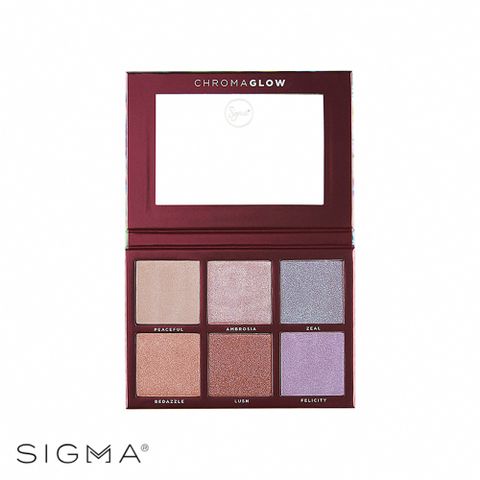 Sigma 6色打亮修容盤 28.14g Chroma Glow Shimmer+Highlight Palette