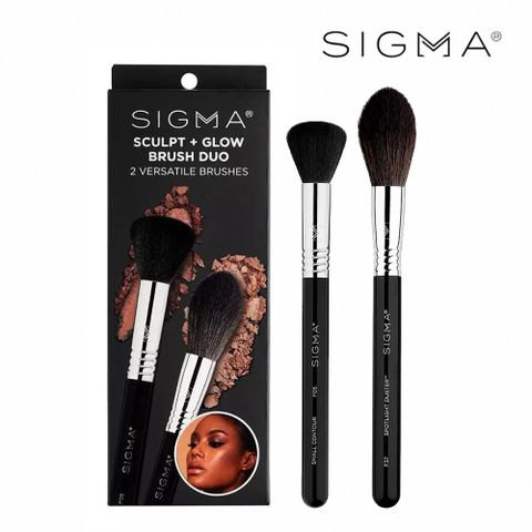 Sigma 極致美肌光彩刷具雙件組 Sculpt + Glow Brush Duo