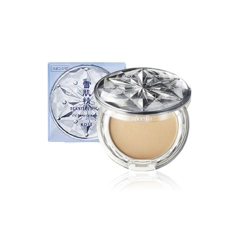 KOSE 雪肌精 CC絲絨雪粉餅(粉蕊+粉盒) 8g
