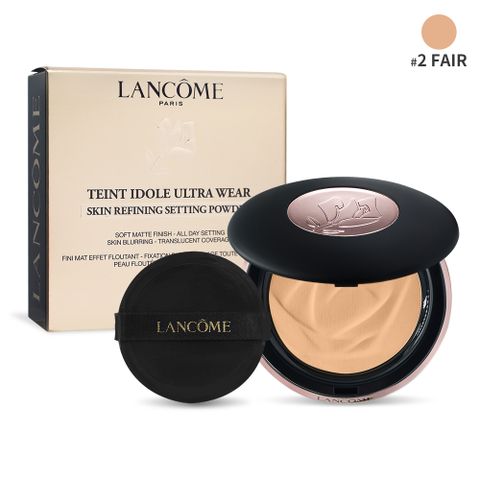 LANCOME 蘭蔻 零粉感超持久柔焦蜜粉餅(10g)#02 FAIR-公司貨