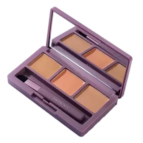 AMORTALS爾木萄 淨顏美肌三色遮瑕盤 01自然色 3.6g