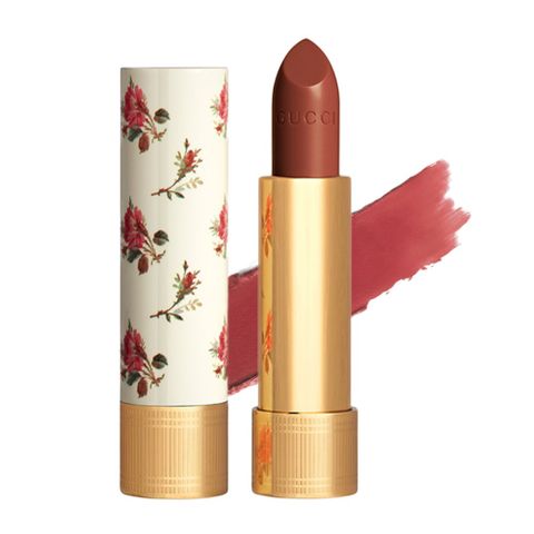 【GUCCI】薄紗唇膏紅碎花 3.5g #203