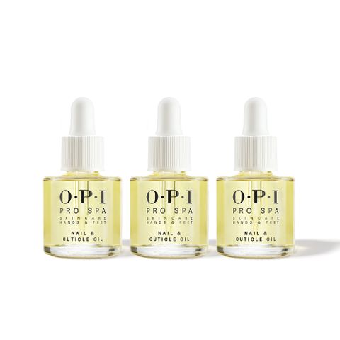 OPI 小金油囤貨組（指精華8.6mLx3）AS200 Pro Spa 沙龍級 專業手足修護系列 指緣油