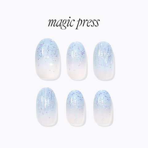 Dashing Diva MAGICPRESS F時尚潮流美甲片_耀眼海藍