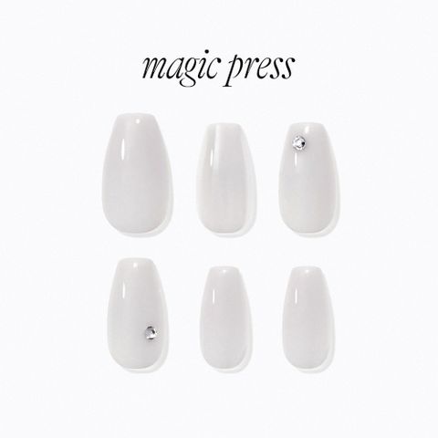【DASHING DIVA】MAGICPRESS M薄型經典美甲片_珍珠灰